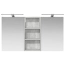 vidaXL Fürdőszobai Szekrény Szett 3 pcs 110 x 10,5 x 60,5 cm Faanyag