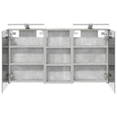 vidaXL Fürdőszobai Szekrény Szett 3 db 110 x 10,5 x 60,5 cm Szerelt fa