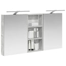 vidaXL Fürdőszobai Szekrény Szett 3 db 110 x 10,5 x 60,5 cm Szerelt fa