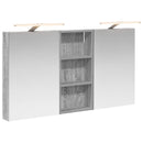 vidaXL Fürdőszobai Szekrény Szett 3 pcs 110 x 10,5 x 60,5 cm Faanyag