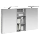vidaXL Fürdőszobai Szekrény Szett 3 pcs 110 x 10,5 x 60,5 cm Faanyag