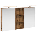 vidaXL Fürdőszobai Szekrény Szett 3 pcs 110 x 10,5 x 60,5 cm Faanyag