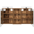 vidaXL Fürdőszobai Szekrény Szett 3 pcs 110 x 10,5 x 60,5 cm Faanyag
