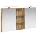 vidaXL Fürdőszobai Szekrény Szett 3 pcs 110 x 10,5 x 60,5 cm Faanyag