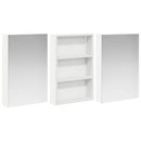 vidaXL Fürdőszobai Szekrény Szett 3 pcs 120 x 10,5 x 60,5 cm Faanyag