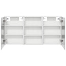 vidaXL Fürdőszobai Szekrény Szett 3 pcs 120 x 10,5 x 60,5 cm Faanyag