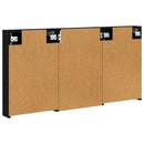 vidaXL Fürdőszobai Szekrény Szett 3 pcs 120 x 10,5 x 60,5 cm Faanyag