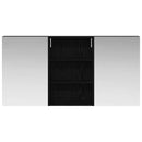 vidaXL Fürdőszobai Szekrény Szett 3 pcs 120 x 10,5 x 60,5 cm Faanyag