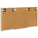 vidaXL Fürdőszobai Szekrény Szett 3 pcs 120 x 10,5 x 60,5 cm Faanyag