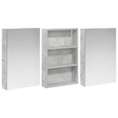vidaXL Fürdőszobai Szekrény Szett 3 pcs 120 x 10,5 x 60,5 cm Faanyag