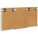 vidaXL Fürdőszobai Szekrény Szett 3 pcs 120 x 10,5 x 60,5 cm Faanyag