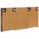 vidaXL Fürdőszobai Szekrény Szett 3 pcs 120 x 10,5 x 60,5 cm Faanyag