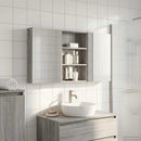 vidaXL Fürdőszobai Szekrény Szett 3 pcs 120 x 10,5 x 60,5 cm Faanyag