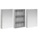vidaXL Fürdőszobai Szekrény Szett 3 pcs 120 x 10,5 x 60,5 cm Faanyag