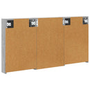vidaXL Fürdőszobai Szekrény Szett 3 pcs 120 x 10,5 x 60,5 cm Faanyag