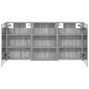 vidaXL Fürdőszobai Szekrény Szett 3 pcs 120 x 10,5 x 60,5 cm Faanyag