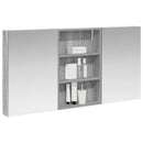 vidaXL Fürdőszobai Szekrény Szett 3 pcs 120 x 10,5 x 60,5 cm Faanyag