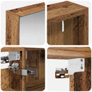 vidaXL Fürdőszobai Szekrény Szett 3 pcs 120 x 10,5 x 60,5 cm Faanyag