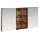 vidaXL Fürdőszobai Szekrény Szett 3 pcs 120 x 10,5 x 60,5 cm Faanyag