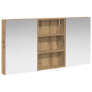 vidaXL Fürdőszobai Szekrény Szett 3 pcs 120 x 10,5 x 60,5 cm Faanyag