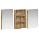 vidaXL Fürdőszobai Szekrény Szett 3 pcs 120 x 10,5 x 60,5 cm Faanyag