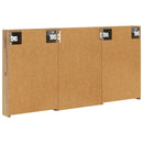 vidaXL Fürdőszobai Szekrény Szett 3 pcs 120 x 10,5 x 60,5 cm Faanyag