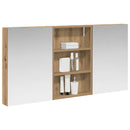 vidaXL Fürdőszobai Szekrény Szett 3 pcs 120 x 10,5 x 60,5 cm Faanyag