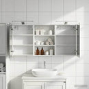 vidaXL Fürdőszobai Szekrény Szett 3 pcs 120 x 10,5 x 60,5 cm Faanyag