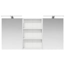 vidaXL Fürdőszobai Szekrény Szett 3 pcs 120 x 10,5 x 60,5 cm Faanyag