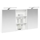 vidaXL Fürdőszobai Szekrény Szett 3 pcs 120 x 10,5 x 60,5 cm Faanyag