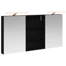 vidaXL Fürdőszobai Szekrény Szett 3 db 120 x 10,5 x 60,5 cm Szerelt fa