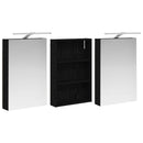 vidaXL Fürdőszobai Szekrény Szett 3 db 120 x 10,5 x 60,5 cm Szerelt fa
