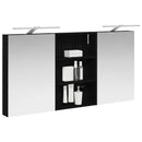 vidaXL Fürdőszobai Szekrény Szett 3 db 120 x 10,5 x 60,5 cm Szerelt fa