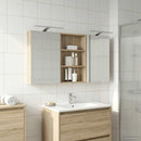 vidaXL Fürdőszobai Szekrény Szett 3 pcs 120 x 10,5 x 60,5 cm Faanyag