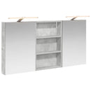 vidaXL Fürdőszobai Szekrény Szett 3 db 120 x 10,5 x 60,5 cm Szerelt fa