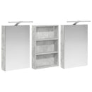 vidaXL Fürdőszobai Szekrény Szett 3 db 120 x 10,5 x 60,5 cm Szerelt fa