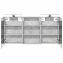 vidaXL Fürdőszobai Szekrény Szett 3 db 120 x 10,5 x 60,5 cm Szerelt fa