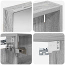 vidaXL Fürdőszobai Szekrény Szett 3 pcs 120 x 10,5 x 60,5 cm Faanyag