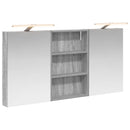 vidaXL Fürdőszobai Szekrény Szett 3 db 120 x 10,5 x 60,5 cm Szerelt fa