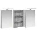 vidaXL Fürdőszobai Szekrény Szett 3 db 120 x 10,5 x 60,5 cm Szerelt fa