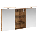 vidaXL Fürdőszobai Szekrény Szett 3 db 120 x 10,5 x 60,5 cm Szerelt fa