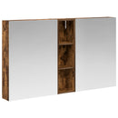 vidaXL Fürdőszobai Szekrény Szett 3 pcs 120 x 14,5 x 70 cm Faanyag