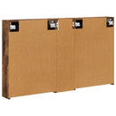 vidaXL Fürdőszobai Szekrény Szett 3 pcs 120 x 14,5 x 70 cm Faanyag
