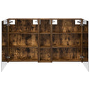vidaXL Fürdőszobai Szekrény Szett 3 pcs 120 x 14,5 x 70 cm Faanyag