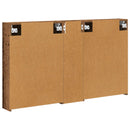 vidaXL Fürdőszobai Szekrény Szett 3 pcs 120 x 14,5 x 70 cm Faanyag