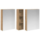 vidaXL Fürdőszobai Szekrény Szett 3 pcs 120 x 14,5 x 70 cm Faanyag