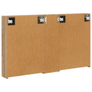 vidaXL Fürdőszobai Szekrény Szett 3 pcs 120 x 14,5 x 70 cm Faanyag