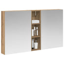 vidaXL Fürdőszobai Szekrény Szett 3 pcs 120 x 14,5 x 70 cm Faanyag