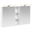 vidaXL Fürdőszobai Szekrény Szett 3 pcs 120 x 14,5 x 70 cm Faanyag