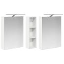 vidaXL Fürdőszobai Szekrény Szett 3 pcs 120 x 14,5 x 70 cm Faanyag